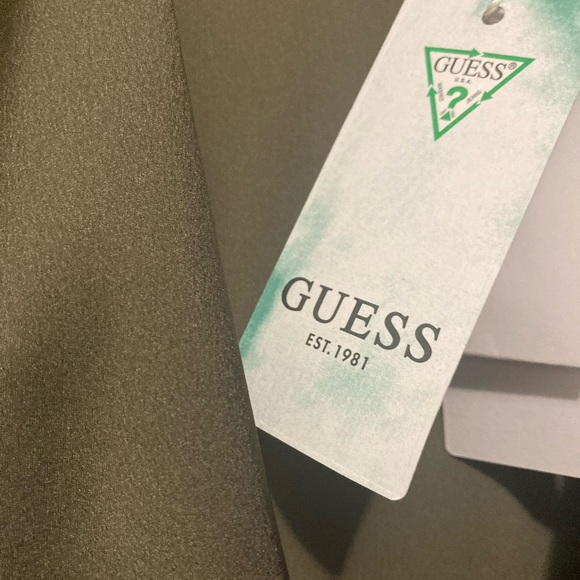 New with tags, Guess brown satin Eden dress - Picture 5 of 5